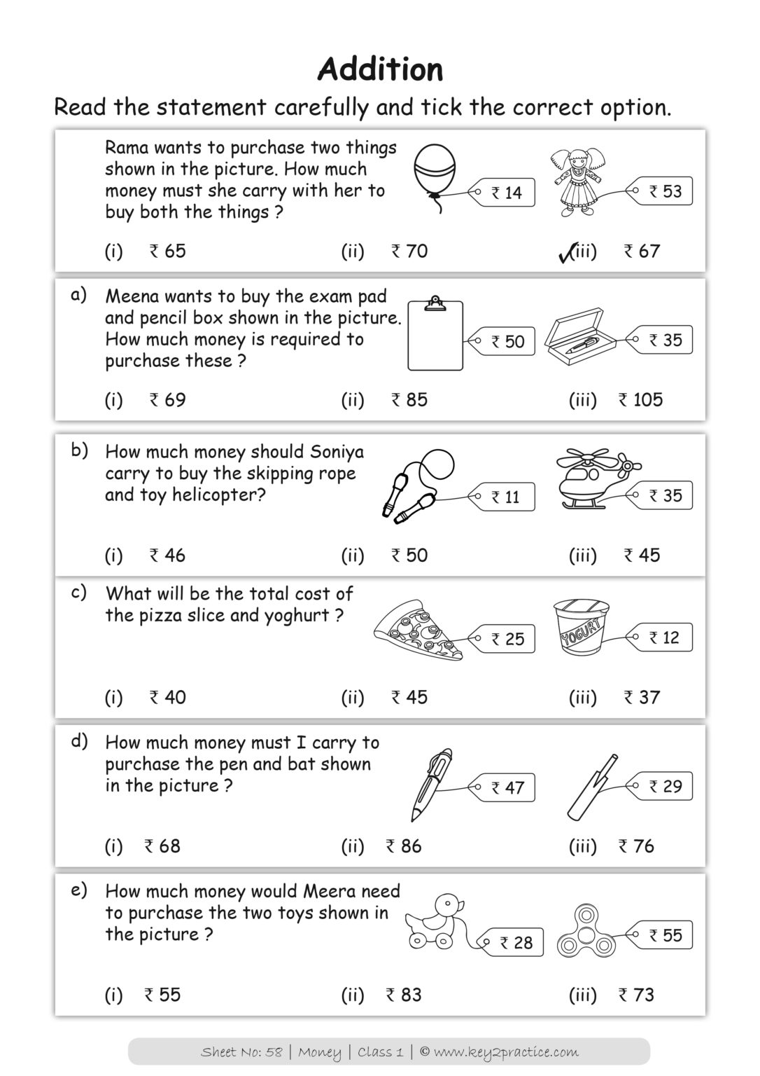 sum-class-for-1-maths-i-money-worksheets-key2practice-workbooks
