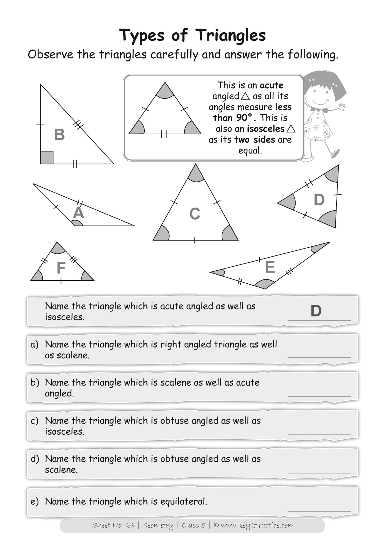 Types Of Angles Worksheets Grade 5 Maths Key2practice Workbooks