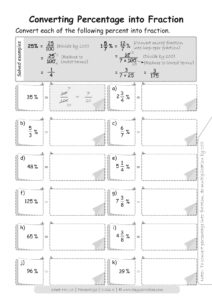 Percentage Worksheets I Grade 5 I Maths - key2practice Workbooks