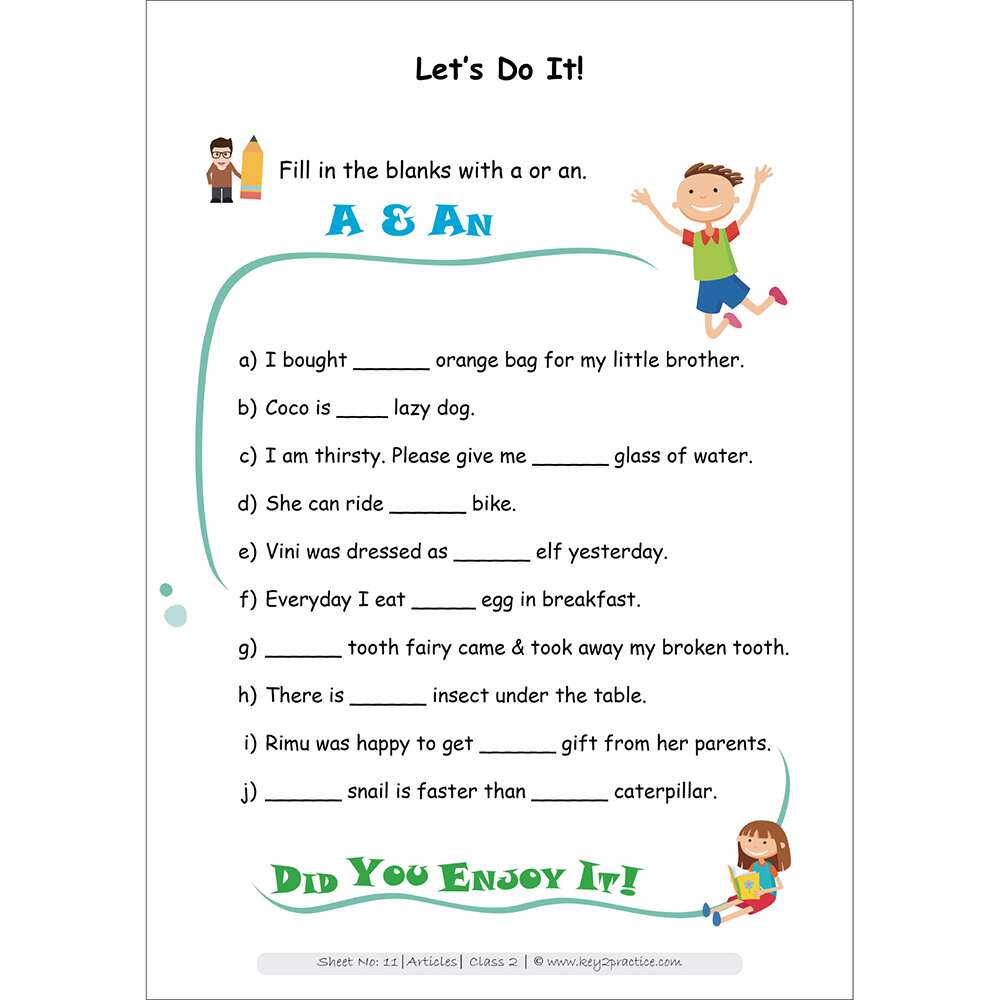 Grade 2 Grammar Worksheets K5 Learning English Grammar Online Pdf Exercise For Grade 2 Frank 