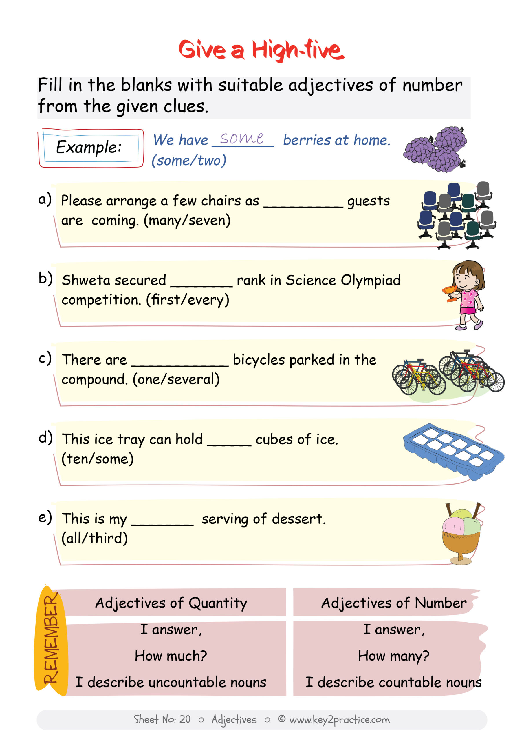 Participle Adjectives Worksheets For Grade 7